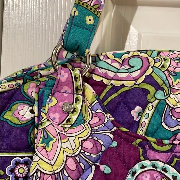 Vera Bradley Purple and Green Quilted Tote Bag, wristlet etc
NWT
THREE PIECE - Picture 2 of 16